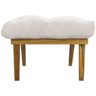 Puff Decorativo Retangular Para Sala Quarto Penteadeira Marty