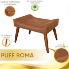 Puff Decorativo Roma Veludo Star Confort