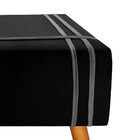 Puff Decorativo Royal Veludo Com Fita Chumbo Star Confort