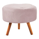 Puff Decorativo Sabrina Veludo Rose - Speciale Home