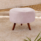 Puff Decorativo Sabrina Veludo Rose - Speciale Home