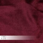 Puff Decorativo Sala De Estar 45cm Dhaka Veludo Vinho G15 - G