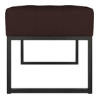 Puff Decorativo Sala De Estar Agnes 60x44cm Com Base De Ferro