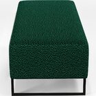 Puff Decorativo Sala De Estar Bali W01 Base Ferro 120x50 Cm B