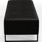 Puff Decorativo Sala De Estar Bali W01 Base Ferro 120x50 Cm C