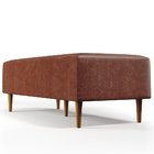 Puff Decorativo Sala De Estar Bali W01 Pés Palito 120x50 Cm C