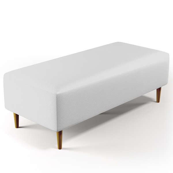 Puff Decorativo Sala De Estar Bali W01 Pés Palito 120x50 Cm C