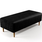 Puff Decorativo Sala De Estar Bali W01 Pés Palito 120x50 Cm C