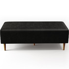 Puff Decorativo Sala De Estar Bali W01 Pés Palito 120x50 Cm C