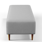 Puff Decorativo Sala De Estar Bali W01 Pés Palito 120x50 Cm L