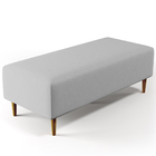 Puff Decorativo Sala De Estar Bali W01 Pés Palito 120x50 Cm L