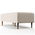 Puff Decorativo Sala De Estar Bali W01 Pés Palito 120x50 Cm L