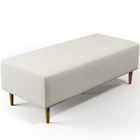 Puff Decorativo Sala De Estar Bali W01 Pés Palito 120x50 Cm L