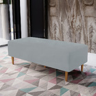 Puff Decorativo Sala De Estar Bali W01 Pés Palito 120x50 Cm S