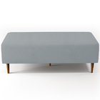 Puff Decorativo Sala De Estar Bali W01 Pés Palito 120x50 Cm S