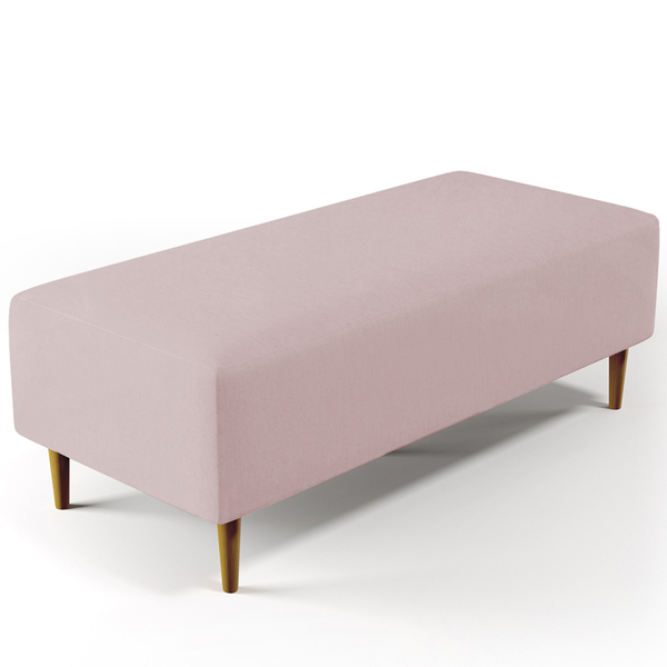 Puff Decorativo Sala De Estar Bali W01 Pés Palito 120x50 Cm S