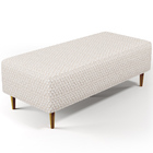 Puff Decorativo Sala De Estar Bali W01 Pés Palito 120x50cm Bo