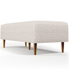 Puff Decorativo Sala De Estar Bali W01 Pés Palito 120x50cm Bo