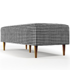 Puff Decorativo Sala De Estar Bali W01 Pés Palito 120x50cm Pi