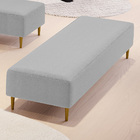 Puff Decorativo Sala De Estar Bali W01 Pés Palito 170x60cm Bo