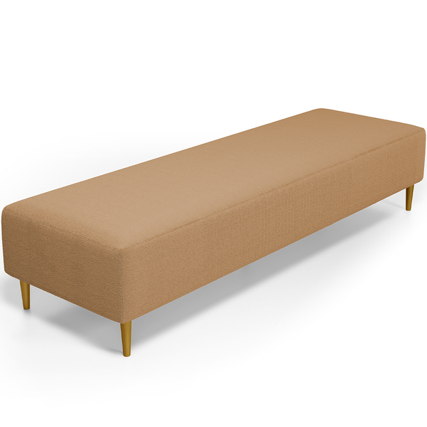 Puff Decorativo Sala De Estar Bali W01 Pés Palito 170x60cm Bo