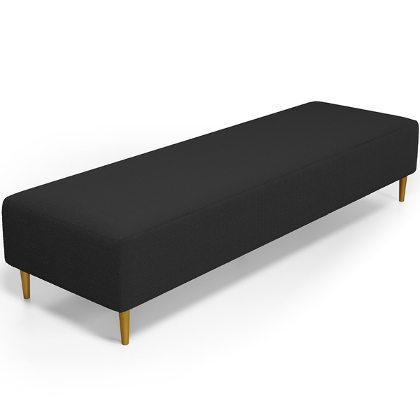 Puff Decorativo Sala De Estar Bali W01 Pés Palito 170x60cm Bo