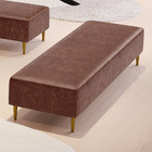 Puff Decorativo Sala De Estar Bali W01 Pés Palito 170x60cm Co