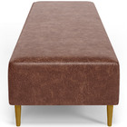 Puff Decorativo Sala De Estar Bali W01 Pés Palito 170x60cm Co