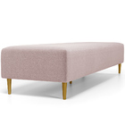 Puff Decorativo Sala De Estar Bali W01 Pés Palito 190x60cm Bo