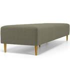 Puff Decorativo Sala De Estar Bali W01 Pés Palito 190x60cm Bo