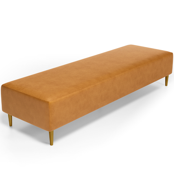 Puff Decorativo Sala De Estar Bali W01 Pés Palito 210x60cm Co