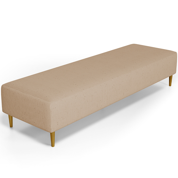 Puff Decorativo Sala De Estar Bali W01 Pés Palito 210x60cm Li