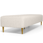 Puff Decorativo Sala De Estar Bali W01 Pés Palito 210x60cm Li