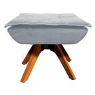 Puff Decorativo Sala De Estar Base Giratória Giromad Opla Sue