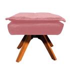 Puff Decorativo Sala De Estar Base Giratória Giromad Opla Sue