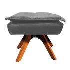 Puff Decorativo Sala De Estar Base Giratória Giromad Opla Sue