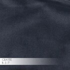 Puff Decorativo Sala De Estar Blois Veludo Grafite G15 - Gran