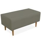 Puff Decorativo Sala De Estar Cléo W01 Pés Palito 90 Cm Corin