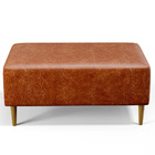 Puff Decorativo Sala De Estar Cléo W01 Pés Palito 90 Cm Courí