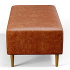 Puff Decorativo Sala De Estar Cléo W01 Pés Palito 90 Cm Courí