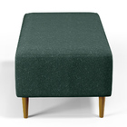 Puff Decorativo Sala De Estar Cléo W01 Pés Palito 90 Cm Linho