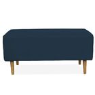 Puff Decorativo Sala De Estar Cléo W01 Pés Palito 90 Cm Suede
