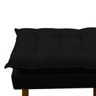 Puff Decorativo Sala De Estar Escritório Quarto Preto Prime