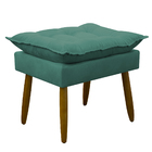 Puff Decorativo Sala De Estar Escritório Quarto Prime  Azul T