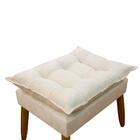 Puff Decorativo Sala De Estar Escritório Quarto Prime  Bege