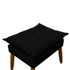 Puff Decorativo Sala De Estar Escritório Quarto Prime  Preto