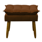 Puff Decorativo Sala De Estar Escritório Quarto Terracota Pri