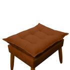 Puff Decorativo Sala De Estar Escritório Quarto Terracota Pri