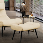 Puff Decorativo Sala De Estar Pés Palito Letty Veludo Luxo Of