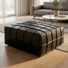 Puff Decorativo Sala De Estar Premium Status Deluxe 90x90cm C